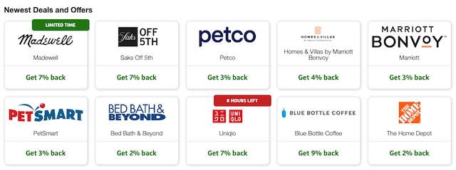 Capital One 現金回贈範例